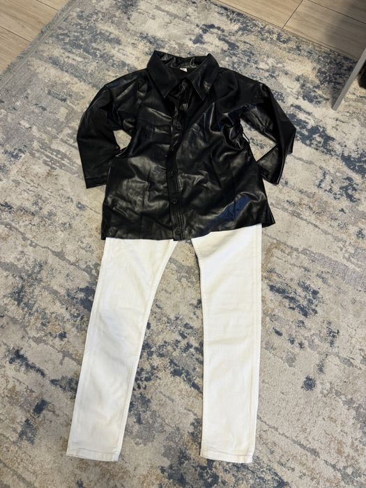 Белые джинсы zara
