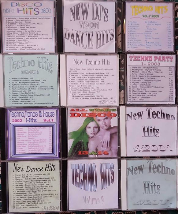 Компакт дискове, компилация, денс музика, музика