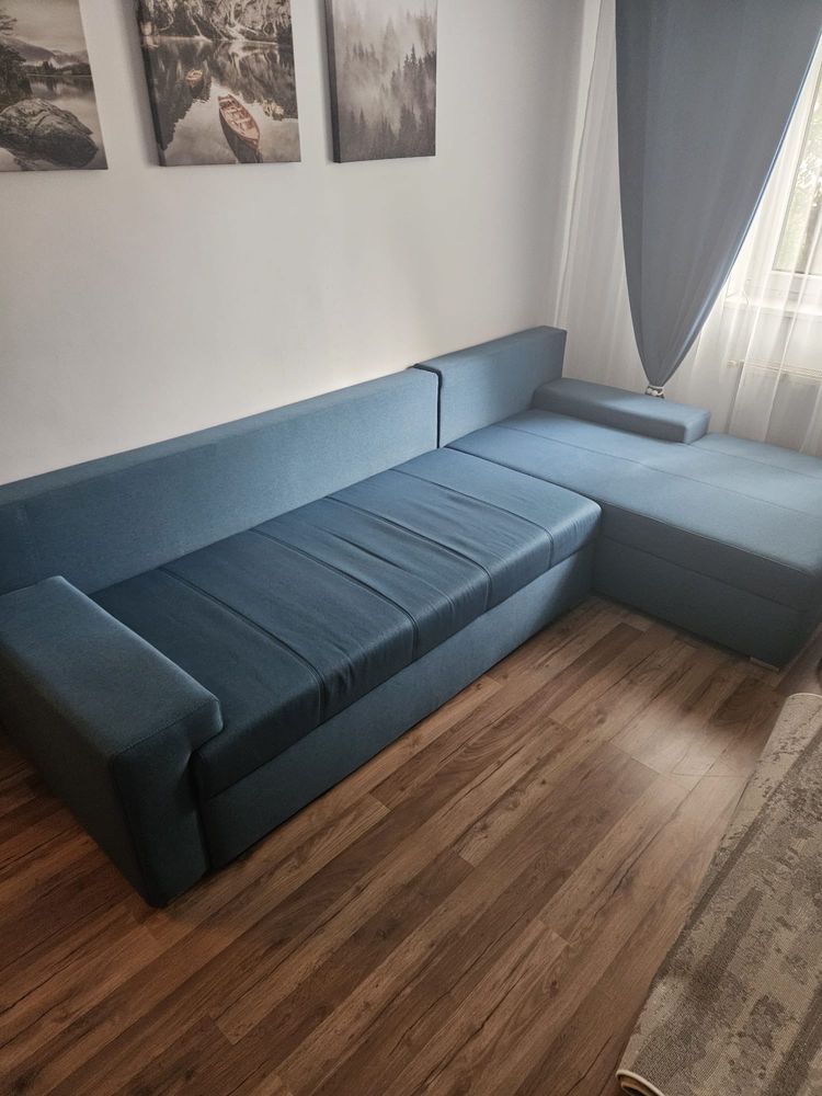 Vand coltar extensibil cu lada de depozitare