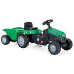 Tractor cu Remorca și Pedale Active Verde