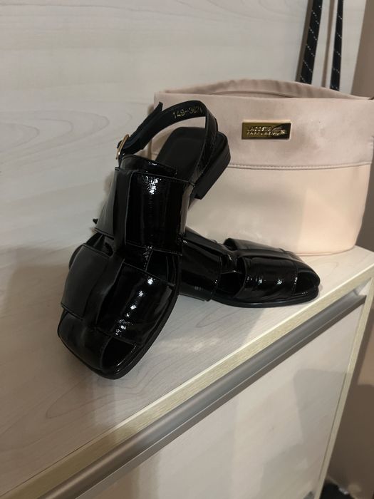 Дамски сандали ест.кожа