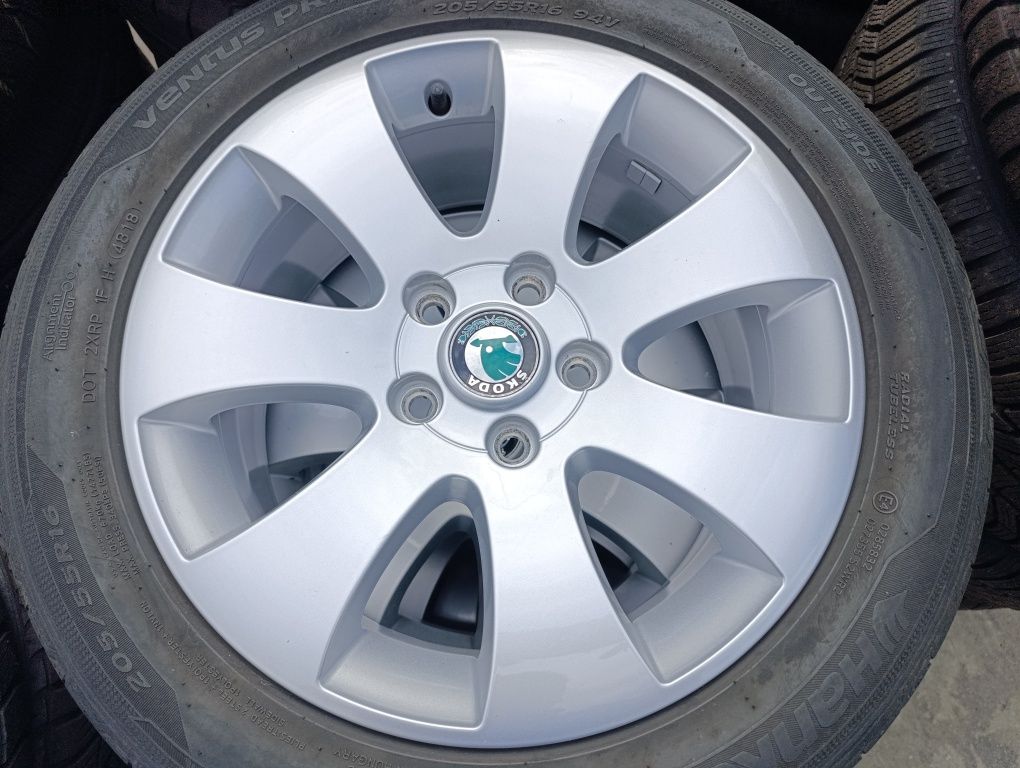 Jante originale Skoda Octavia Superb 16'', 5 x 112
