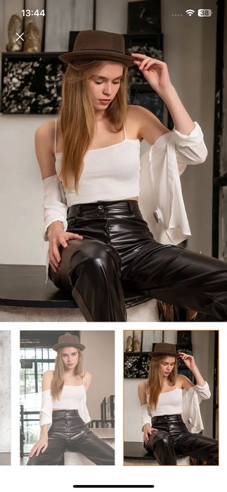 кожаные брюки для девочек