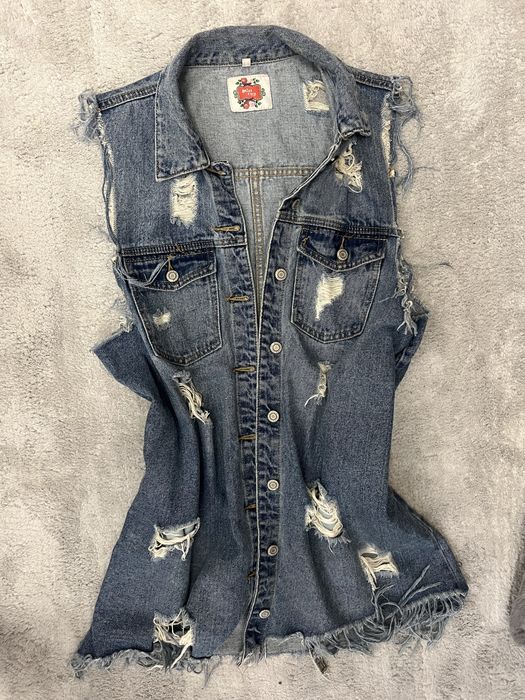 Vesta de blugi Vintage