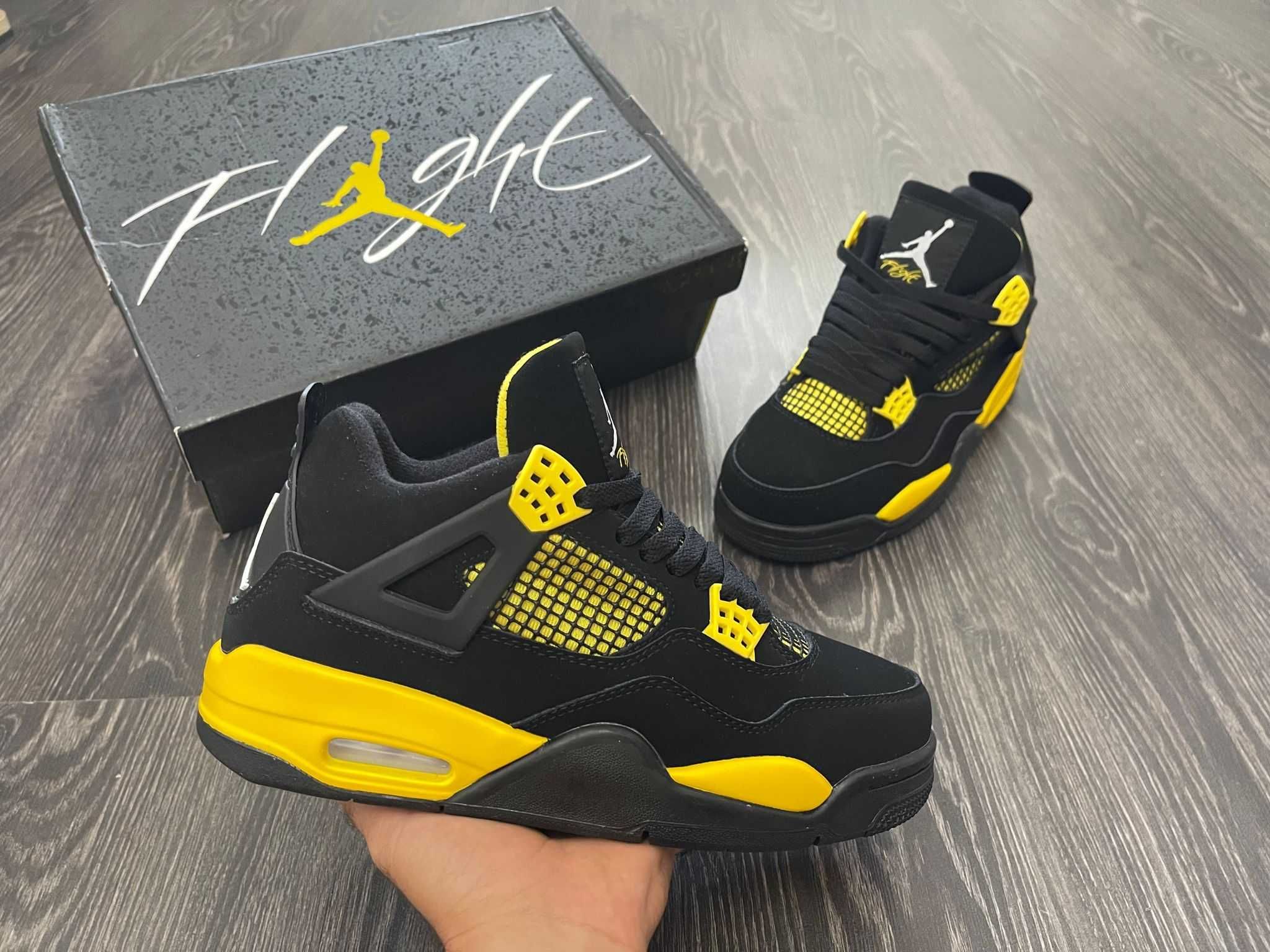 Jordan 4 Retro Yellow Thunder | Noi cu cutie