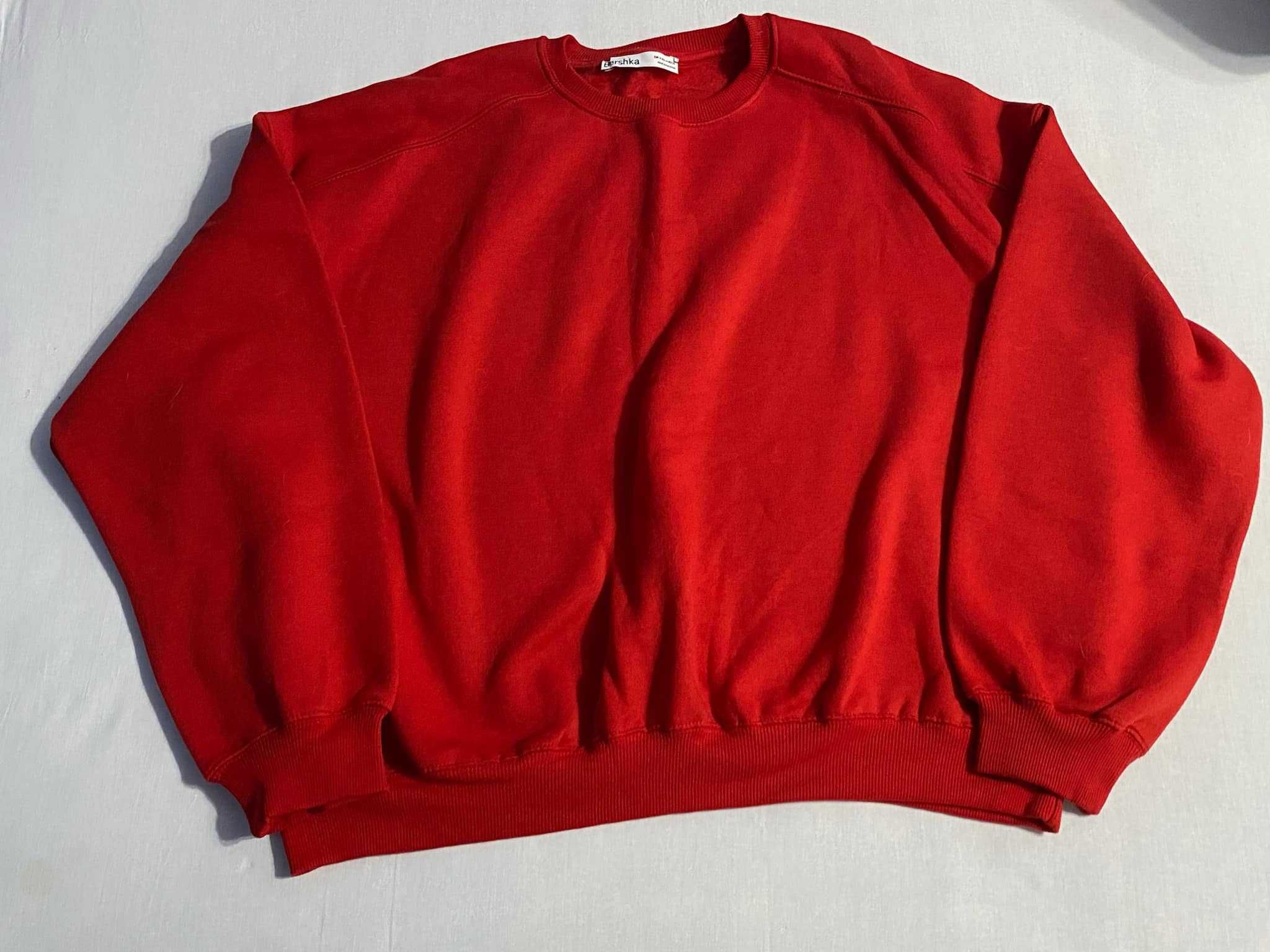 BERSHKA OVERSIZED  дамски суитшърт