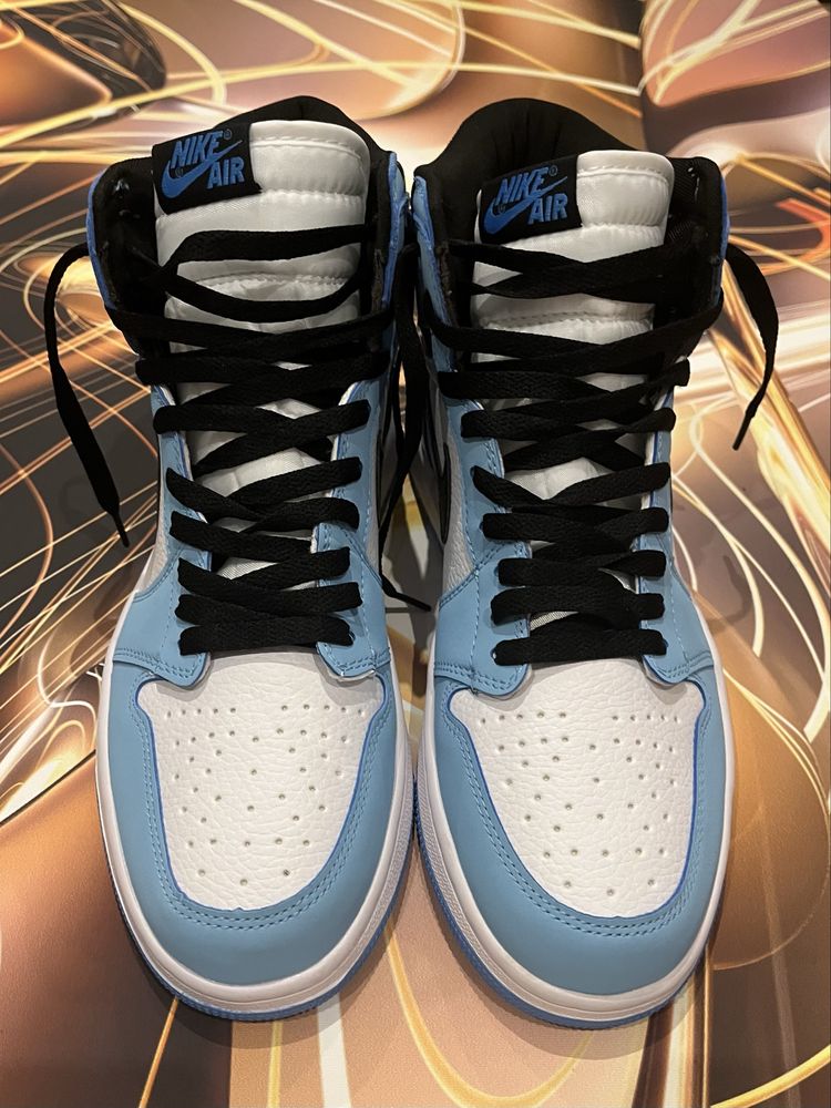 Jordan 1 Retro High OG University Blue , Marimea 43 , Noi