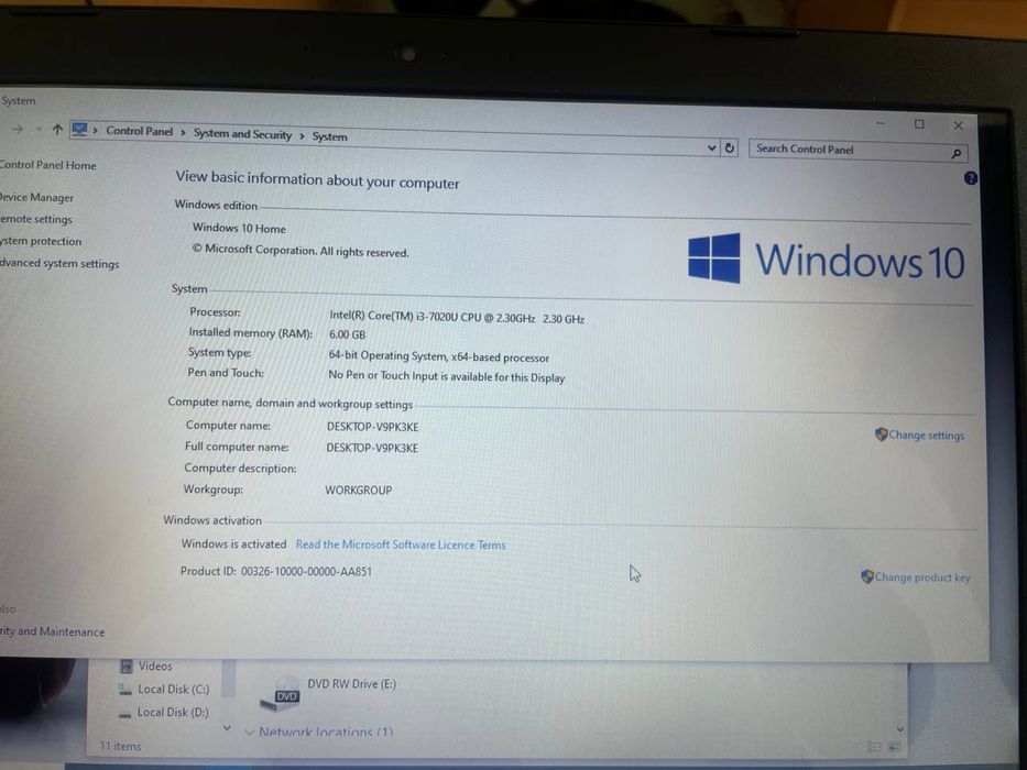 Lenovo intel core i3