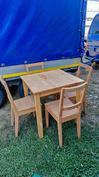 Masa cu Scaune - Lemn Masiv - Mobilier Germania