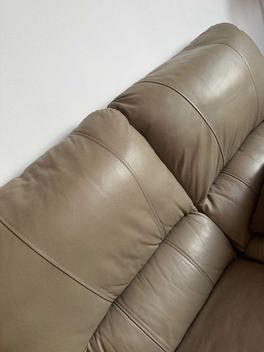 canapea piele  set 2 bucati