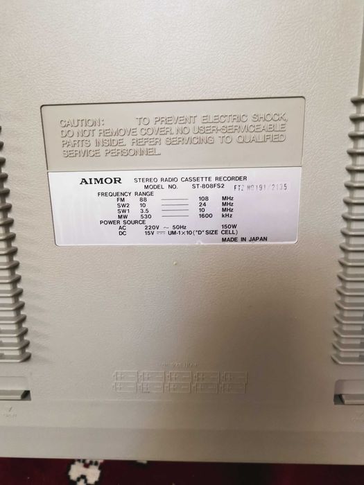 Radio Caset Aimor ST-808FS2 original japan