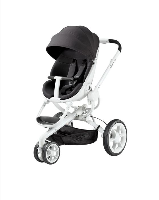 Carucior Quinny Moodd Black Irony, Negru/Alb