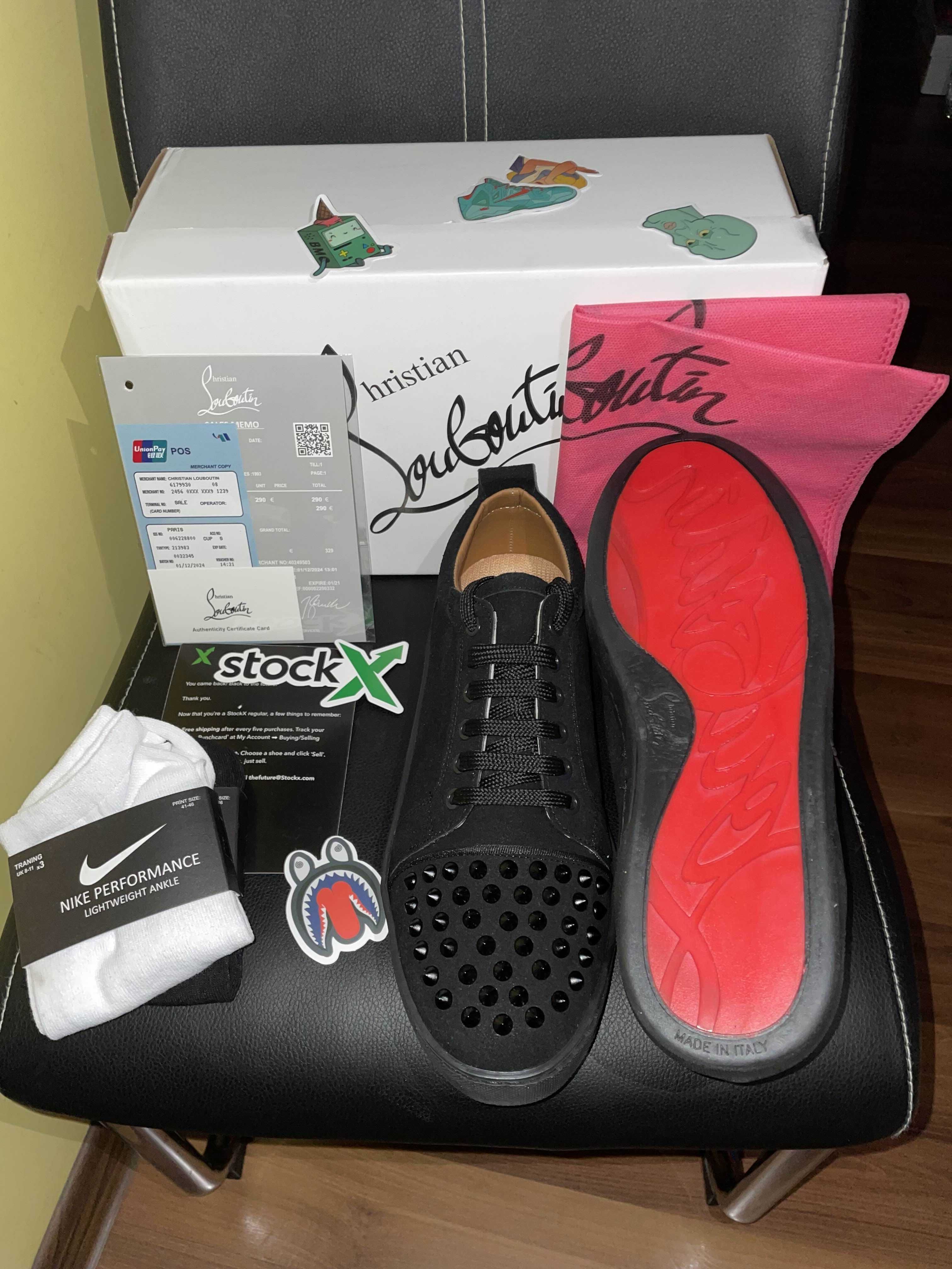 Christian Louboutin Red Bottoms Low с шипове (36-44)