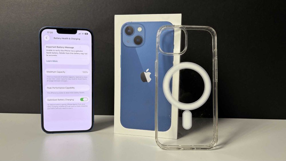 iPhone 13 Blue 128 Gb 5G stare buna la cutie