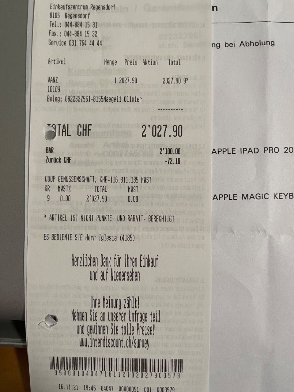 iPad Pro 12,9“ 2021 WIFI + LTE