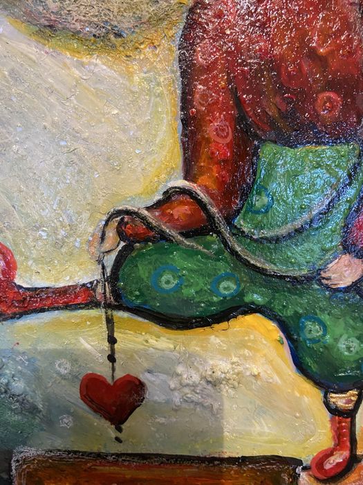 Коминочистач картина акрил кристали вълна 20/40