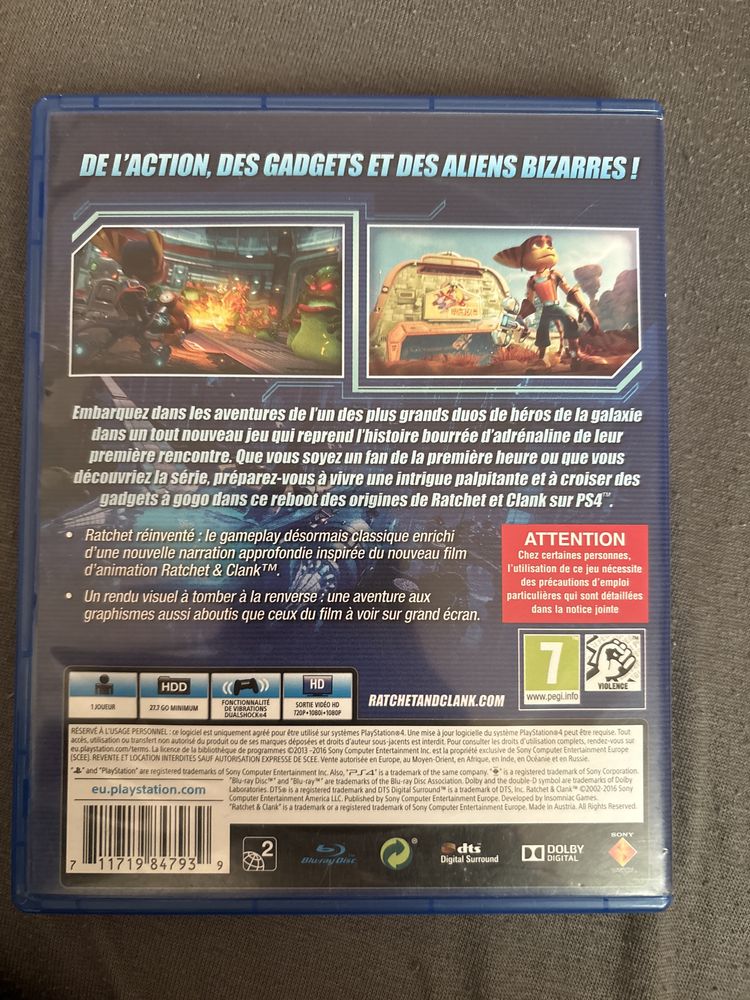 Rachet and clank ps 4