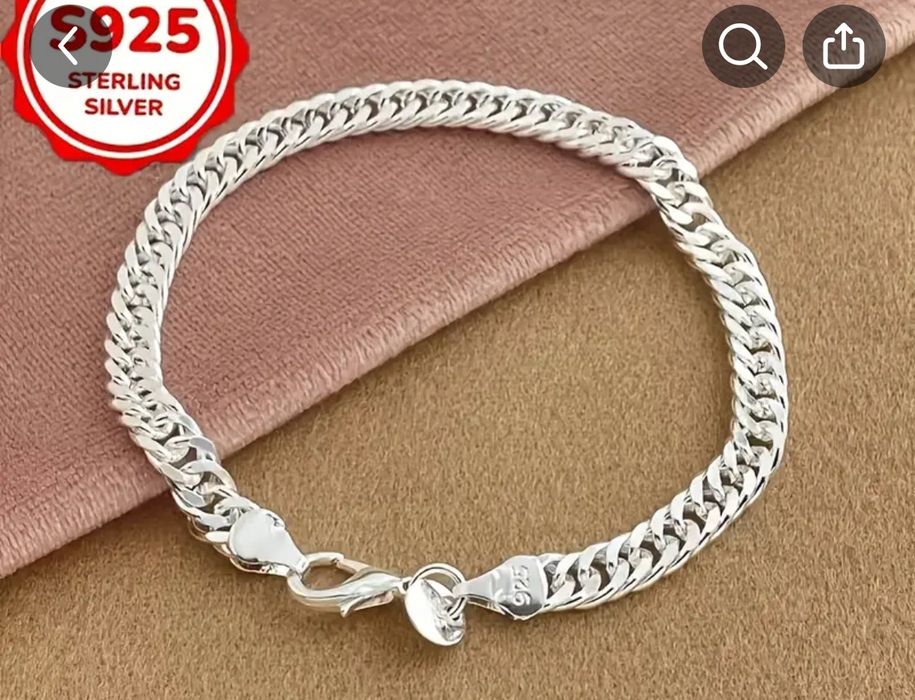 Brățară Ag 925 hipoalergenic,20 cm,unisex.Promo,ultimele bucati!