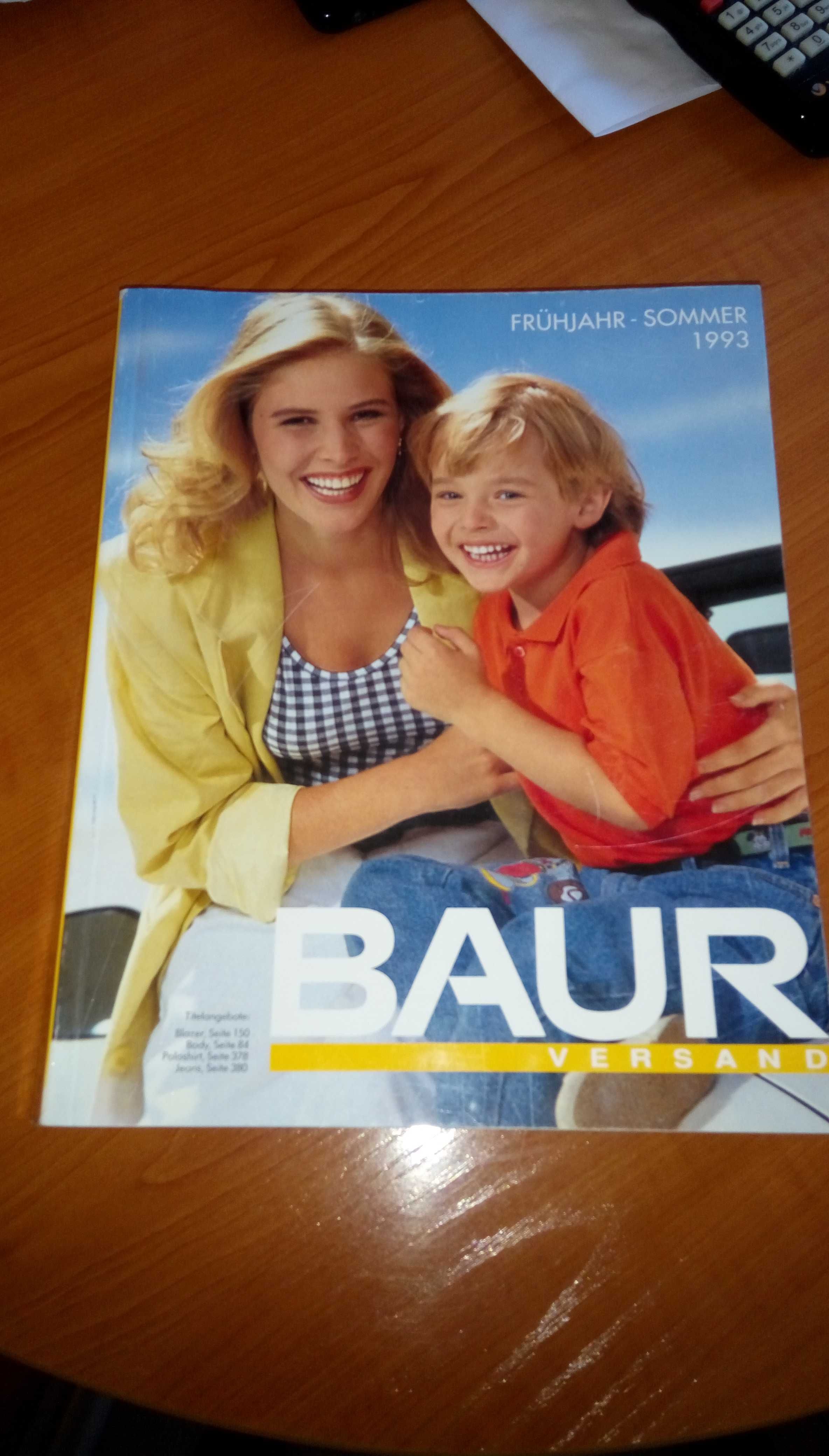 Каталог на BAUR FRUHJAHR/SOMMER -БАУР ПРОЛЕТА/ЛЯТО 1993 немски каталог