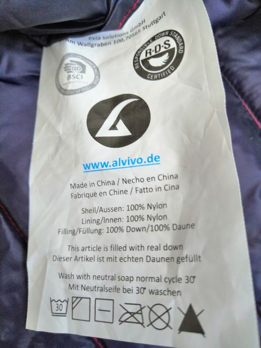 Vând geaca Alvivo Puff unisex mărimea S