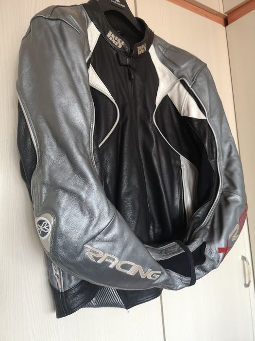 Geaca jacheta moto  IXS piele naturala impermeabila