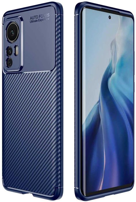 Husa Premium antisoc model Carbon pentru Xiaomi 12 5G / Xiaomi 12X