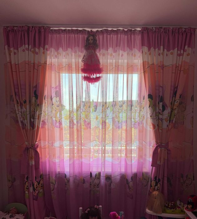 Vand perdea + draperie cu minnie
