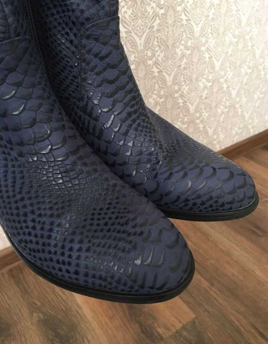 Сапоги женские. Натуральная кожа.
