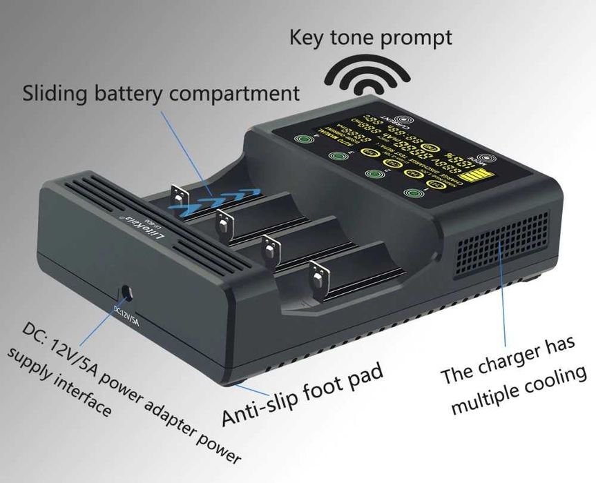 Професионално зарядно LiitoKala Lii-600. Българско ръководство
