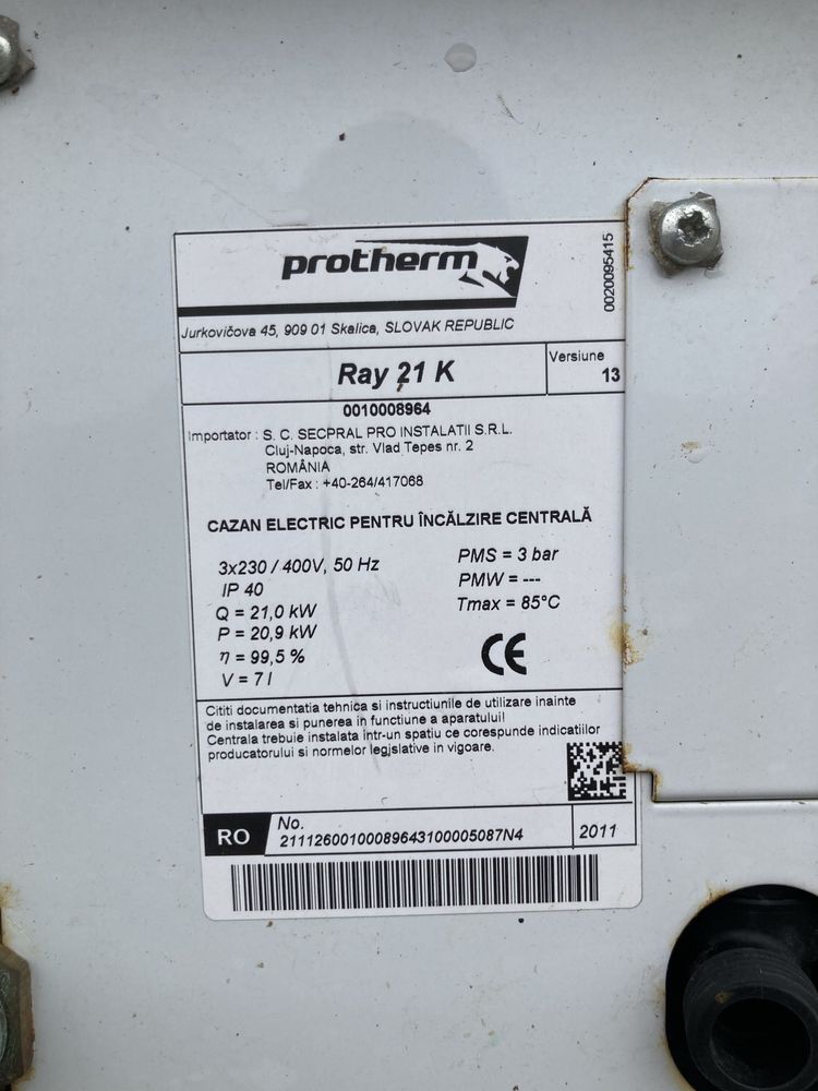 Centrala electrica Protherm 21kw