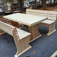 Комплект стол с двумя скамейками
