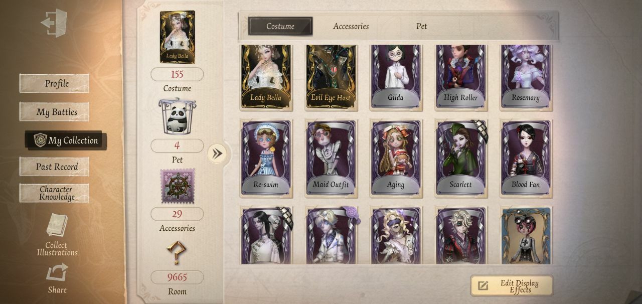 продам игровой аккаунт 2019 года Identity V IDV