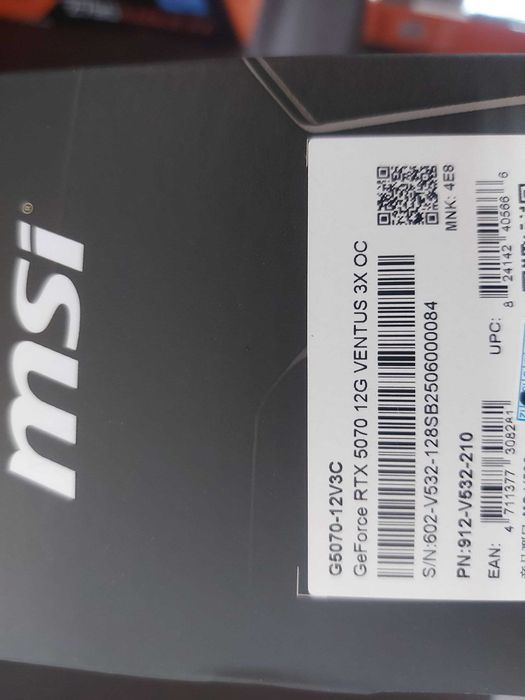 MSI - 12GB GeForce RTX5070 VENTUS 2X