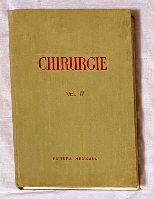 chirurgie volumul iv 4 cartonata 1958 hortolomei turai