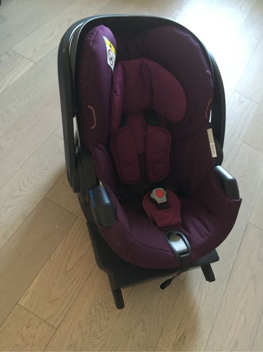 Столче за кола Stokke, съвместимо  с количка, лилав цвят