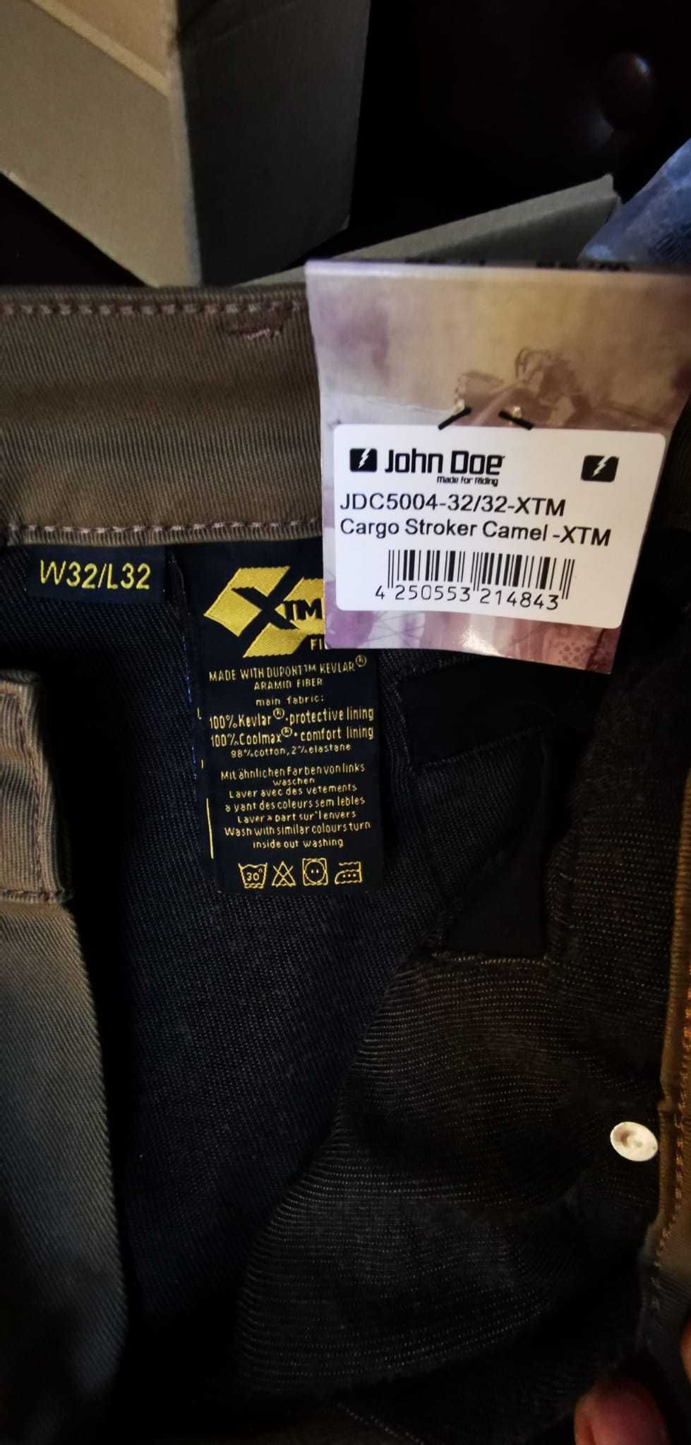 Pantaloni jeans John Doe Stroker Cargo Camel - Marimea 33/32