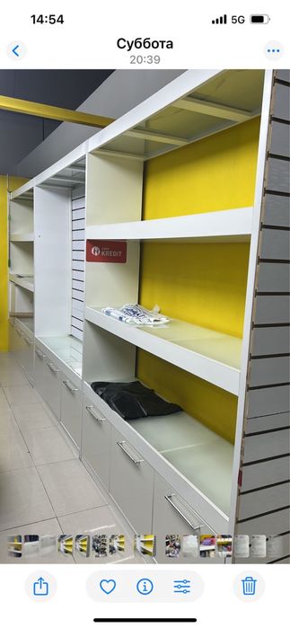 Стеллажи/полки/мебель для бутика/магазина