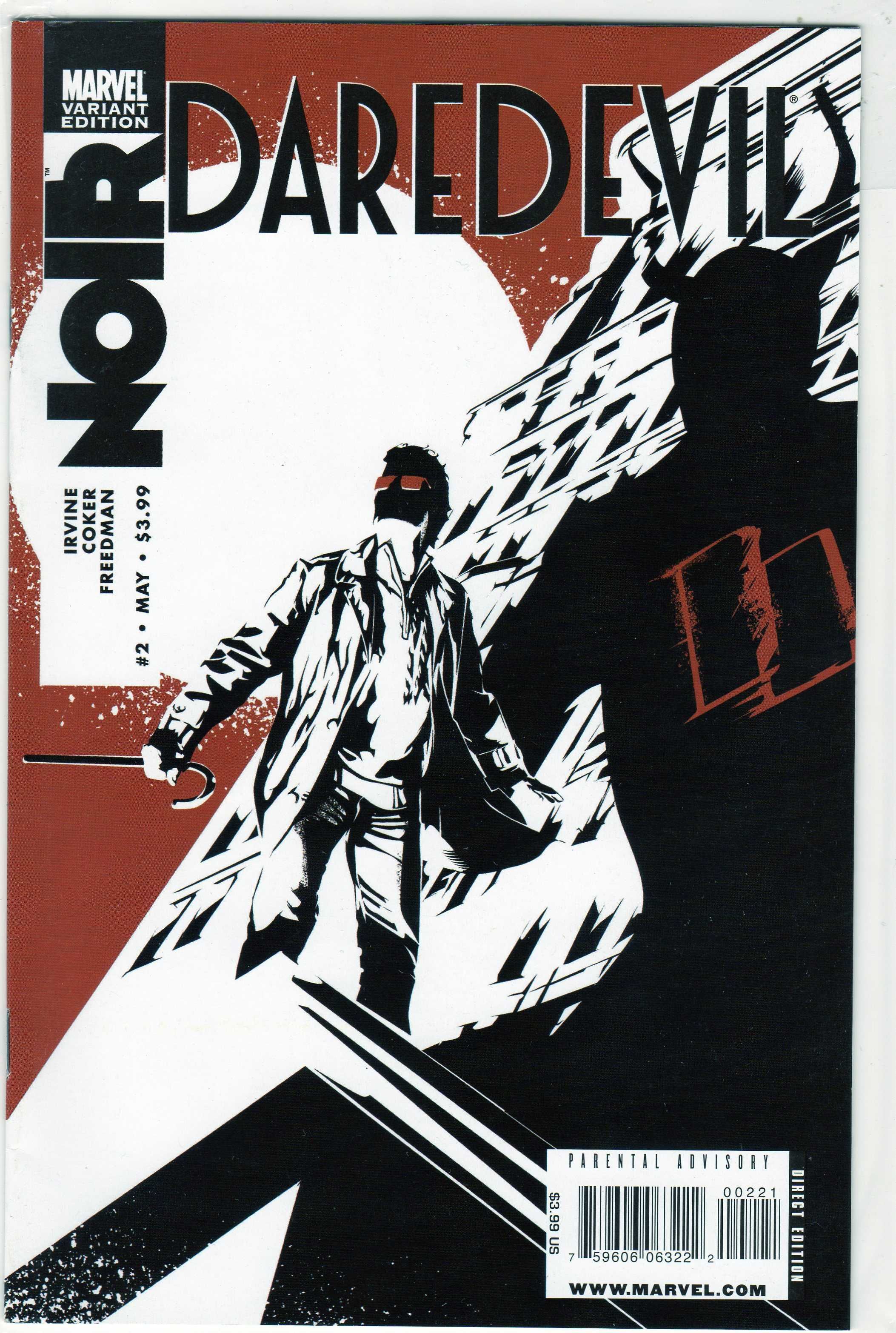 Daredevil Noir #2 Marvel variant edition - benzi desenate americane