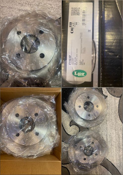 • 2 Discuri frana LPR • Noi! Nefolosite sigilate • Dimensiuni: 253×10