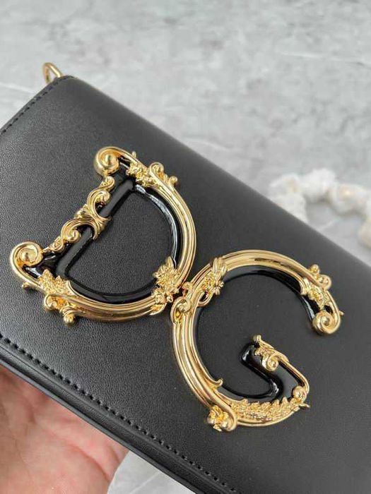 Geanta Dolce Gabbana Girls negru, 21 cm, Premium