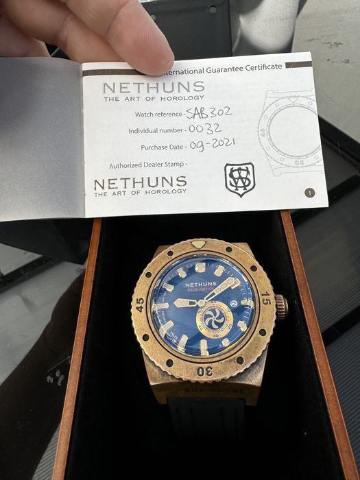 Vand ceas Nethuns Sub-Abyss Sab302 Bronze Automatic