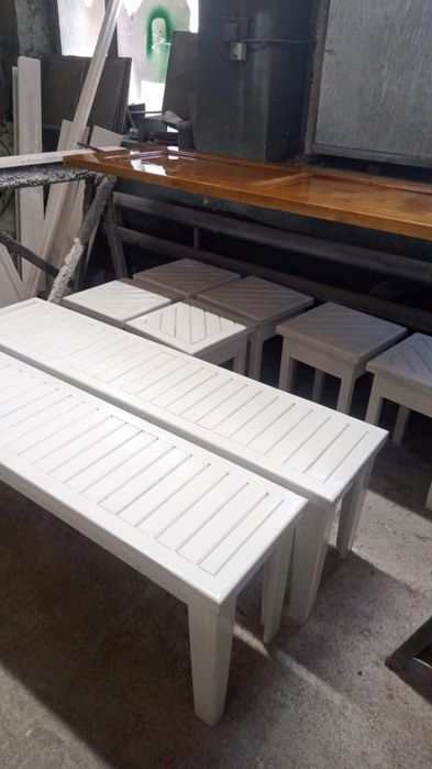 Столы со скамейками