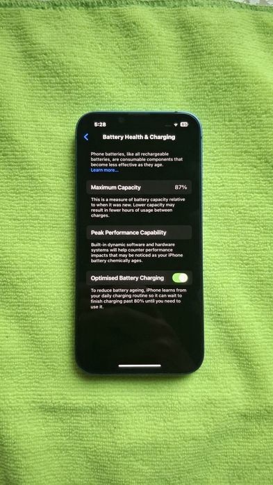 Iphone 13 128gb син 87%