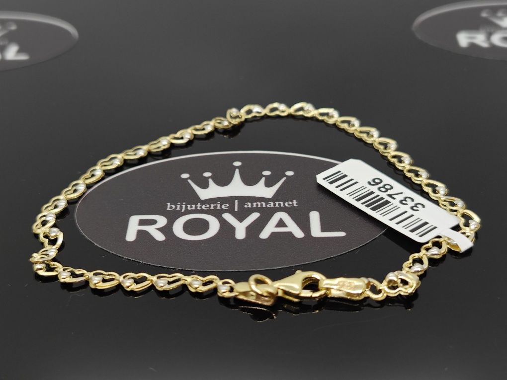 Bijuteria Royal: Brățară aur 14k/1.64 gr