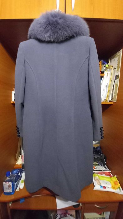 Haine de blana naturala, palton