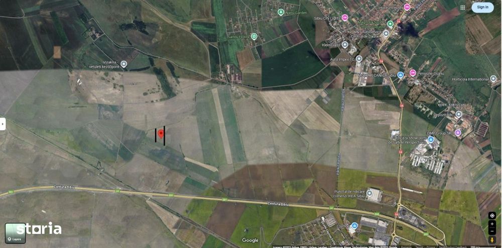 COMISION 0! Teren extravilan 11500 mp de vanzare la iesirea spre Șura