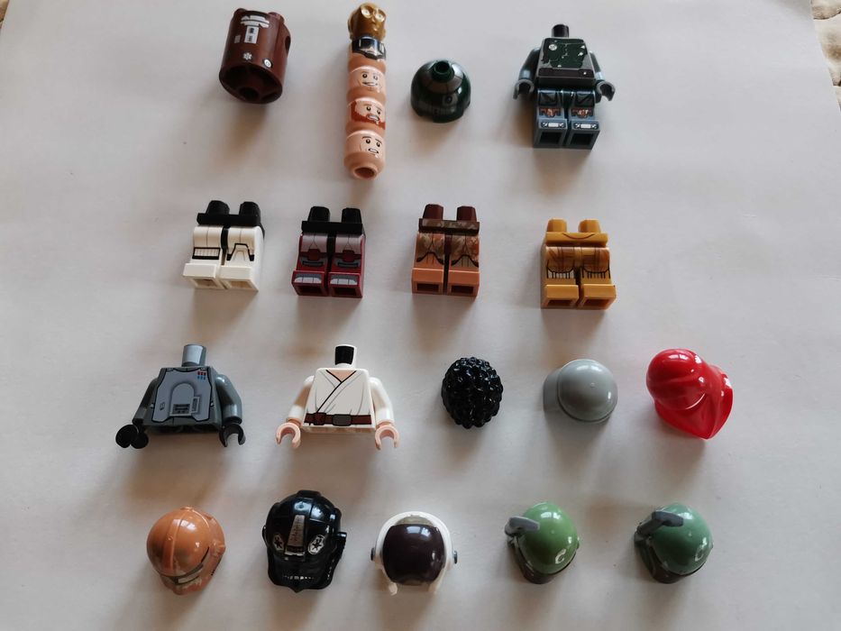 Части от LEGO фигурки Star Wars и други.