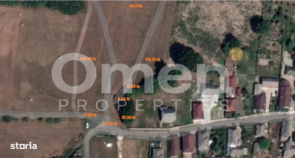 Teren de vânzare | 58 ari | 1.400 de euro/ar |  Săcălășeni.