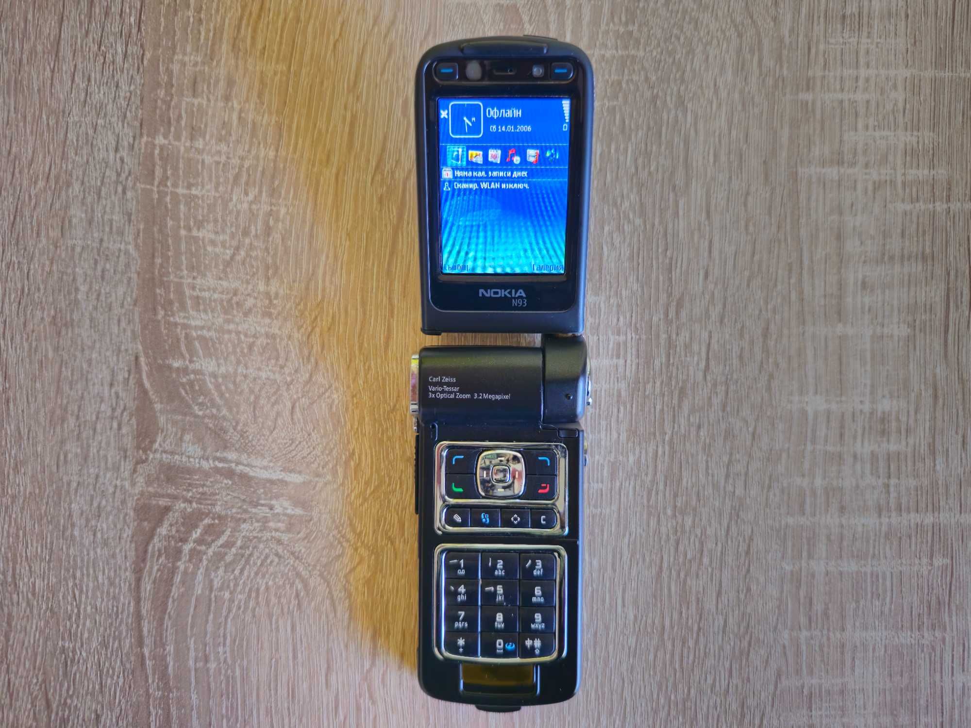 НОВА Оригинална NOKIA N93 Black на 0 Минути! Symbian Нокиа Нокия Симби