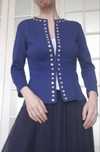 Sacou elegant Guara albastru electrizant